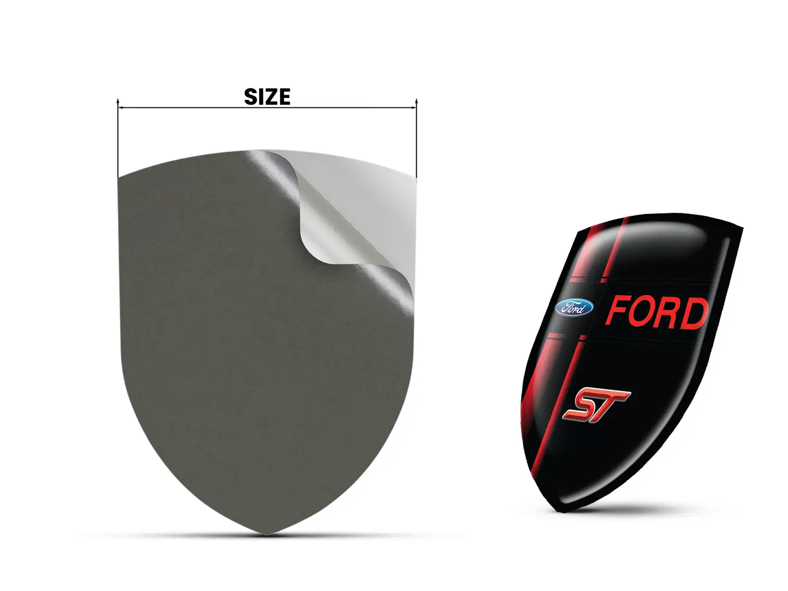 Ford Car Silicone Badges Pro Max Durable Stylish Design